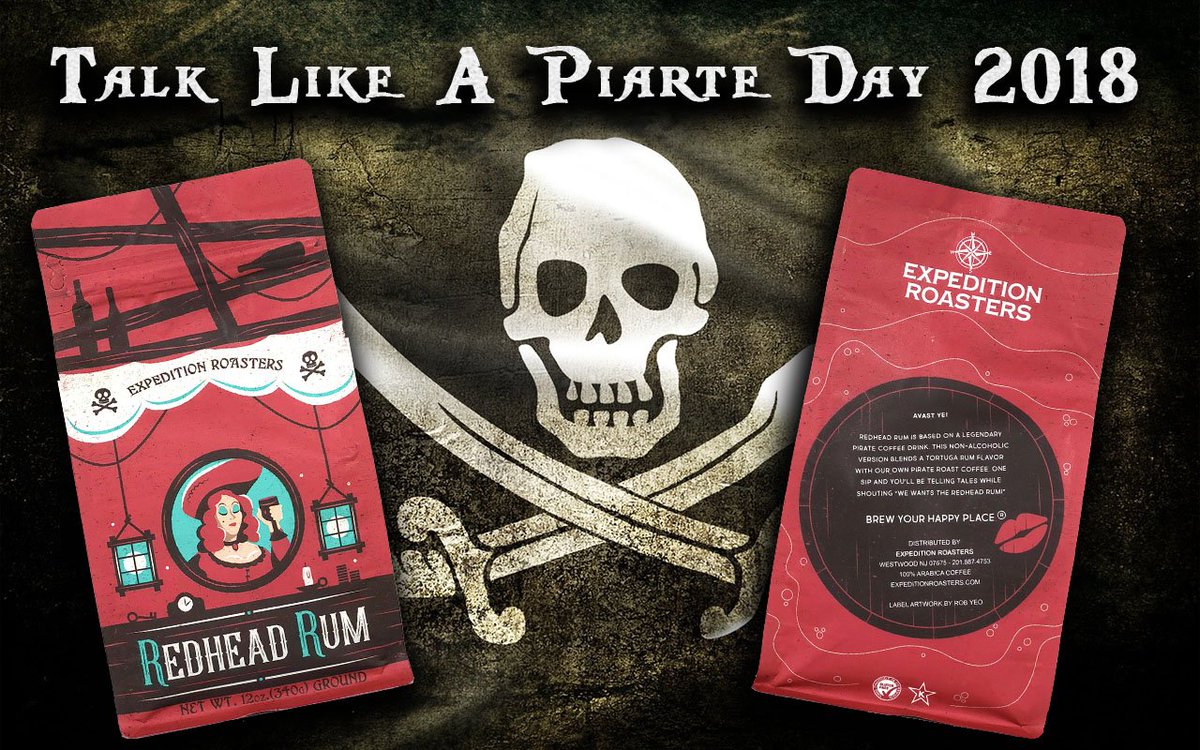 ExpeditionRoast's tweet photo. ☠️Treasure awaits!☠️
Use code: ShiverMeTimbers
For 15% off our coffees today!
⚔️ Plot a course for https://t.co/nnBQf3BHSh and Brew Your Happy Place ⚔️
#talklikeapirateday #pirates #pirateslifeforme #piratesofthecaribbean #redheadrum #wewantstheredhead #expeditionroasters https://t.co/YClhpvhfqz