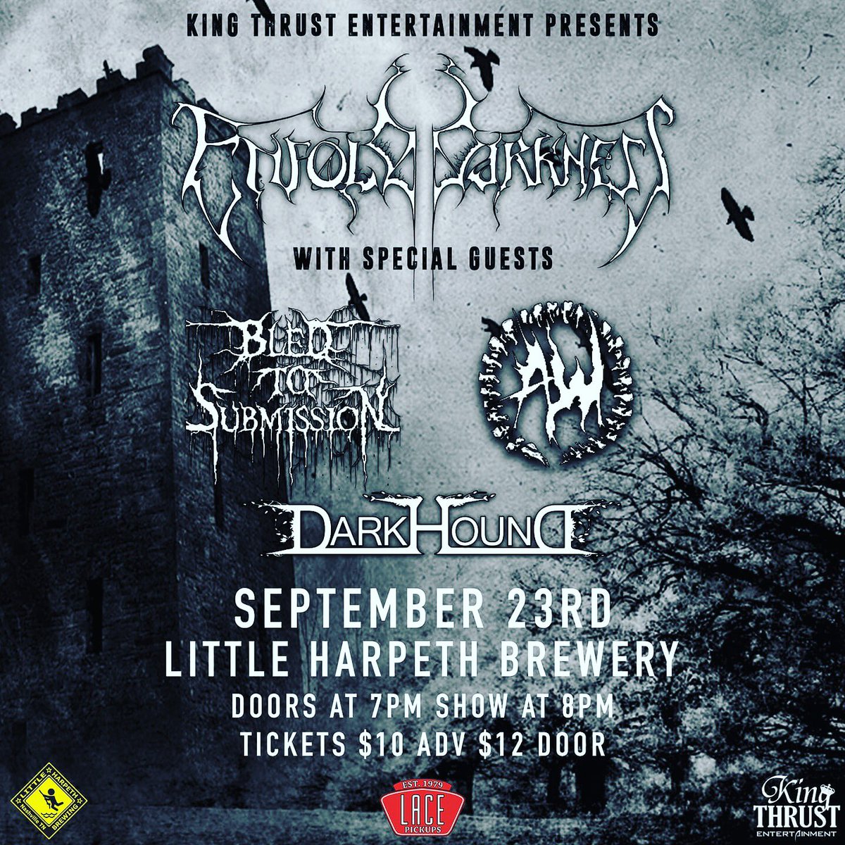 Sunday #enfolddarkness #deathmetal #technicaldeathmetal #abysswalker #deathcore #sammyslamdance #nashville #tennessee #littleharpethbrewery