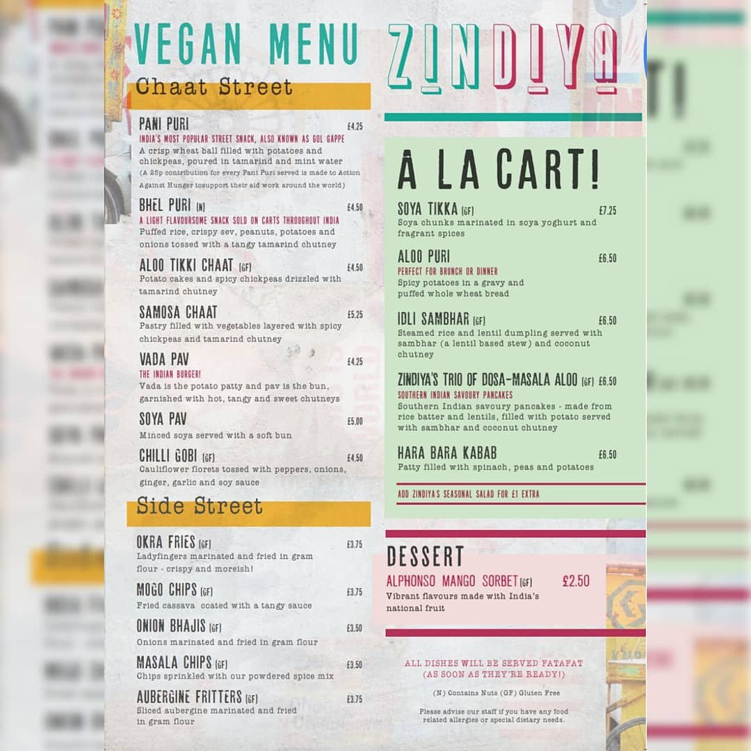 ZindiyaMoseley's tweet photo. Vegan Wednesday or as they say in India - Wegan Bednesday! 😄
#veganwednesday #vegan #newmenu #newveganmenu #veganmenu #soyatikka #soyapav #aloopuri #auberginefritters #chilligobi #birminghamvegans #veganindianfood #veganinbirmingham #moseley #moseleyvegans #veganhour #veganfood https://t.co/2wFPpKkPhv