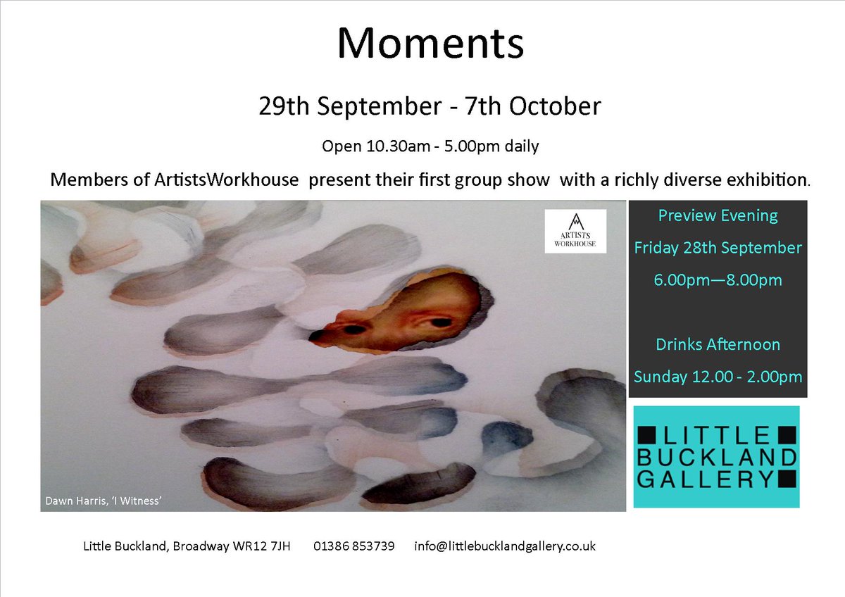 A collaboration with <a href="/artistworkhouse/">ArtistsWorkhouse</a> <a href="/littlebuckland/">Arabella Kiszely</a> 29th October - 7th October goo.gl/2EbqoU