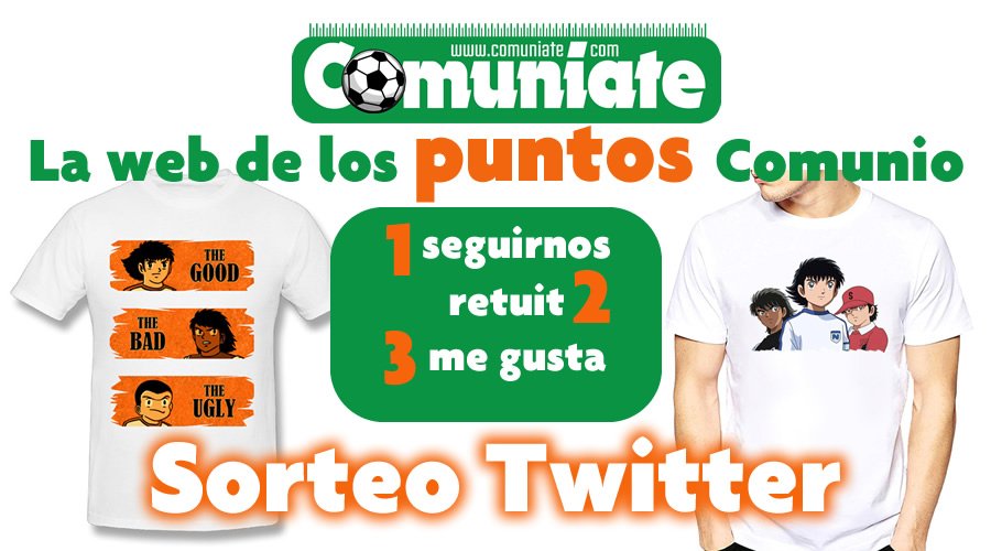 🚨🚨 Nuevo Sorteo Comuniate 👏👏
Sorteamos una camiseta (a elegir de los 2 modelos) entre las personas que hagan: 
1⃣seguirnos 2⃣retuit 3⃣ like a esta publicación.
La fecha del sorteo será el 28 de octubre.
Mucha suerte a todos 🍀🍀
Comuniate.com La mejor web fantasy