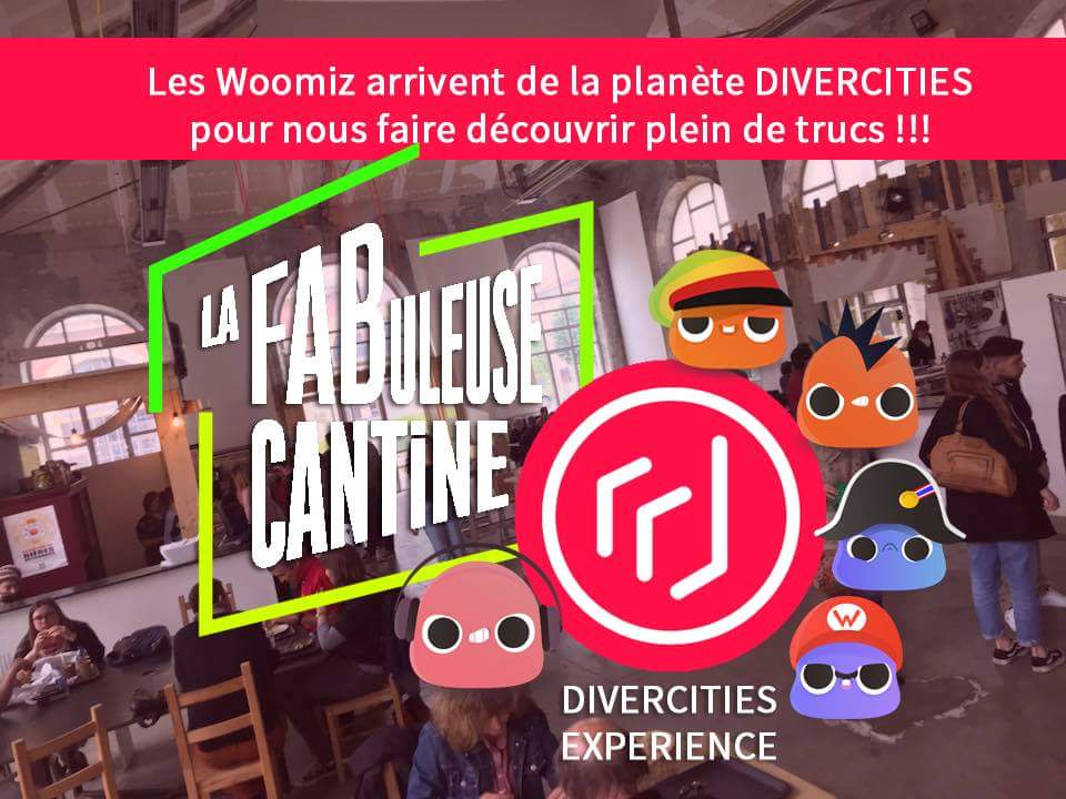divercitieseu's tweet photo. #Saintetienne - La #DivercitiesExperience débarque à la @FABCantine ! Les #Woomiz sont prêts à envahir la cantine pour stimuler votre curiosité ! Première surprise ce vendredi 👾 #Woomiz #FABcantine #Divercities #becurious #zerodechet #FABsnack https://t.co/F2xBYMioRJ