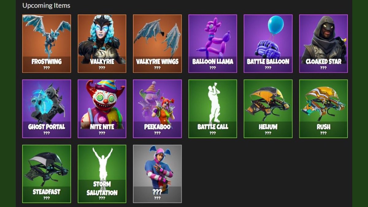 creator code kyxro on twitter damn that valkyrie skin looking anyone else like some of the upcoming items only 5 days left till season 6 on fortnite - fortnite season 5 how many days left