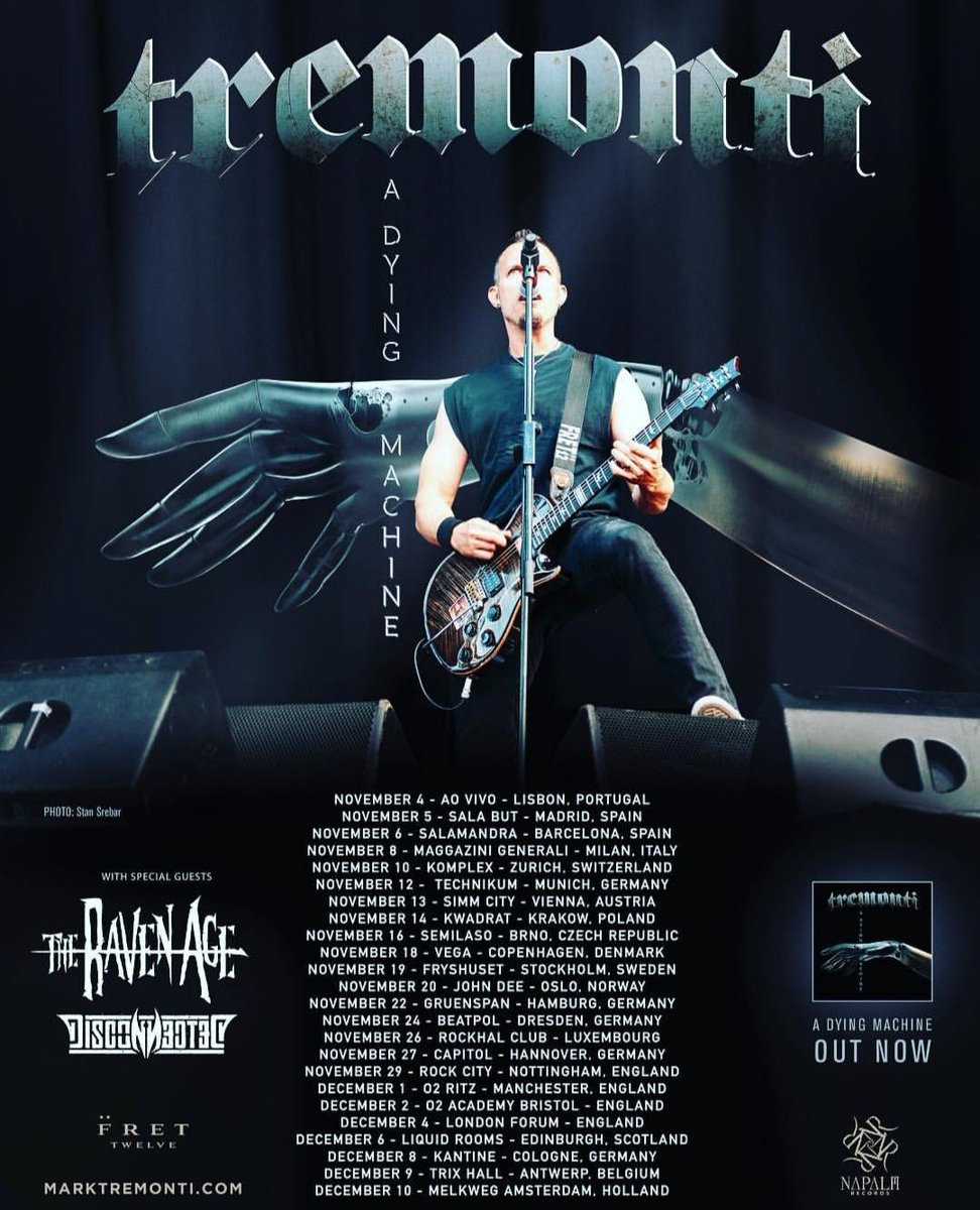 staaten82's tweet photo. @TremontiProject @MarkTremonti @IIEROCKII @tkeeganmusic see you in Amsterdam 🎉🎉🎉🤘🏻 https://t.co/byWrKUwcmD