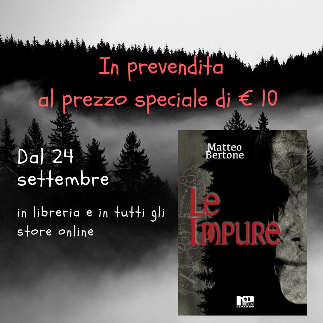 Nero_Press's tweet photo. Le “Masche” stanno tornando.
Tremate, tremate...
#LeImpure #streghe #ilSinonimo #ComingSoon #NeroPressEdizioni #ScrivoArte #VentagliDiparole #CasaLettori #Torino #Piemonte @StressDaVampiro
https://t.co/ChpfRcuZvq https://t.co/q4TWtwcniP