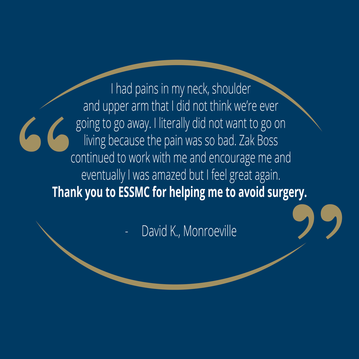 essmctherapy's tweet photo. We are always here for our clients!
.
.
#physicalthereapy #therapy #nomorepain #ESSMC #clientcare #customersatisfaction #testimonials #patientcare https://t.co/gqdwtdfxYl