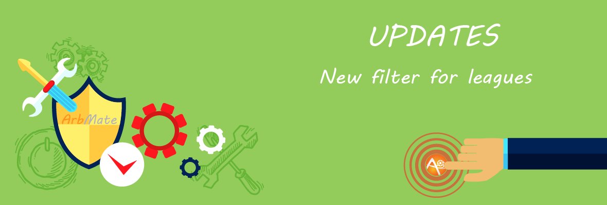 New leagues filter!
arbmate.com/blog/filter-le…