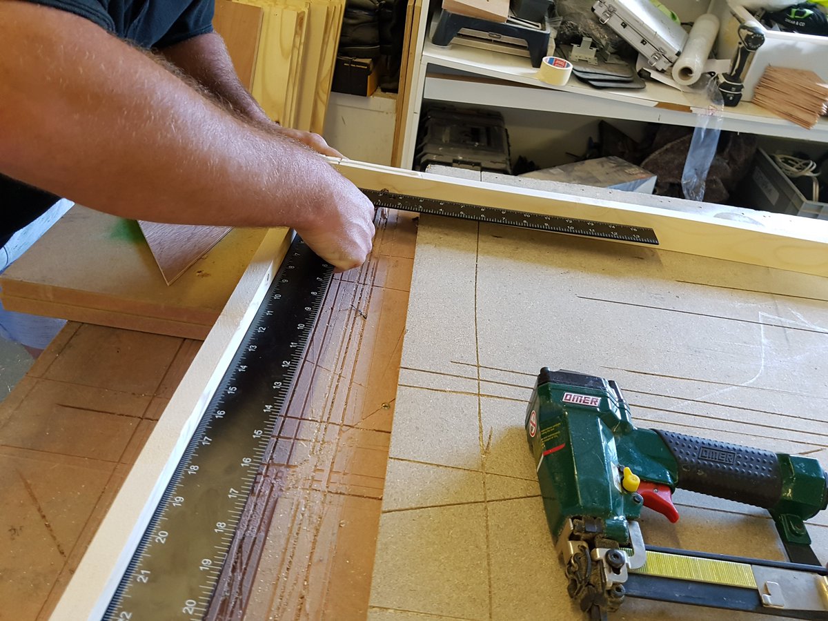 dbear_co's tweet photo. Our crew in the workshop creating custom frames for Canvas backdrops.
All frames made to size.
#bespokestands #exhibitionstands #canvasprints #canvasgraphics #custommadeframes #teamwork #canvas #frame #sizing https://t.co/X44j53ZPxT