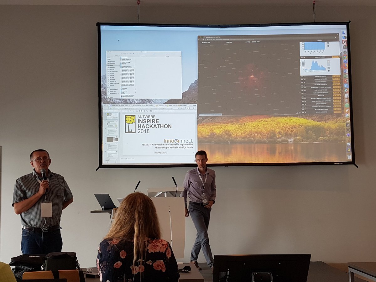 SpatialHannes's tweet image. .@charvat_kar kicking off the #INSPIREhackathon session - looking forward to a couple of interesting short talks!