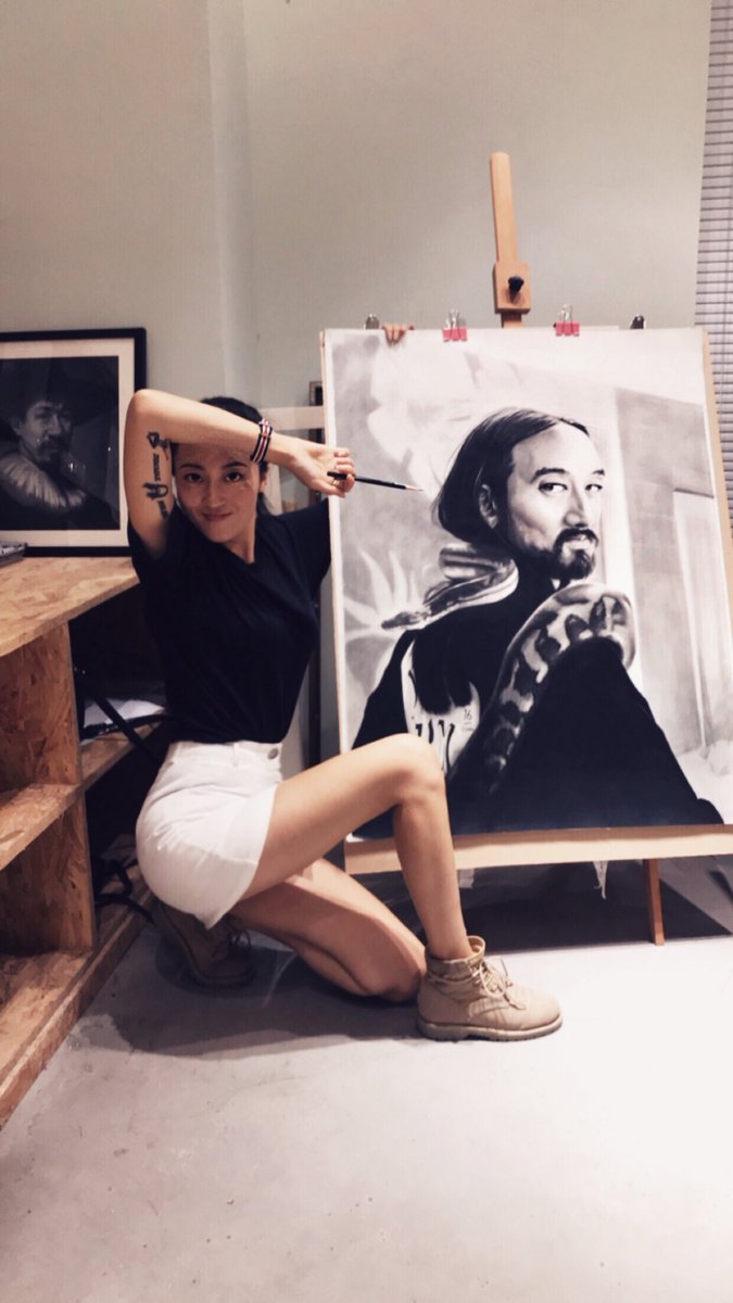 steveaokifiona1's tweet photo. On the way ⛩🚚🛫✈️🛬🛩🚛🗽 @steveaoki ✏️✏️✏️✏️✏️ #aokiart https://t.co/Ghlf45pUwf
