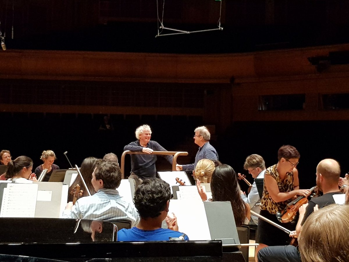 londonsymphony's tweet photo. The end of rehearsal today: the final one for Sub-Leader Lennie Mackenzie, who retires tonight after 38 years in the LSO. We would not be who we are today without Lennie's wise guidance as Chairman for 16 years, not to mention his incredible musicianship.We will miss him hugely. https://t.co/L945DOfbpK
