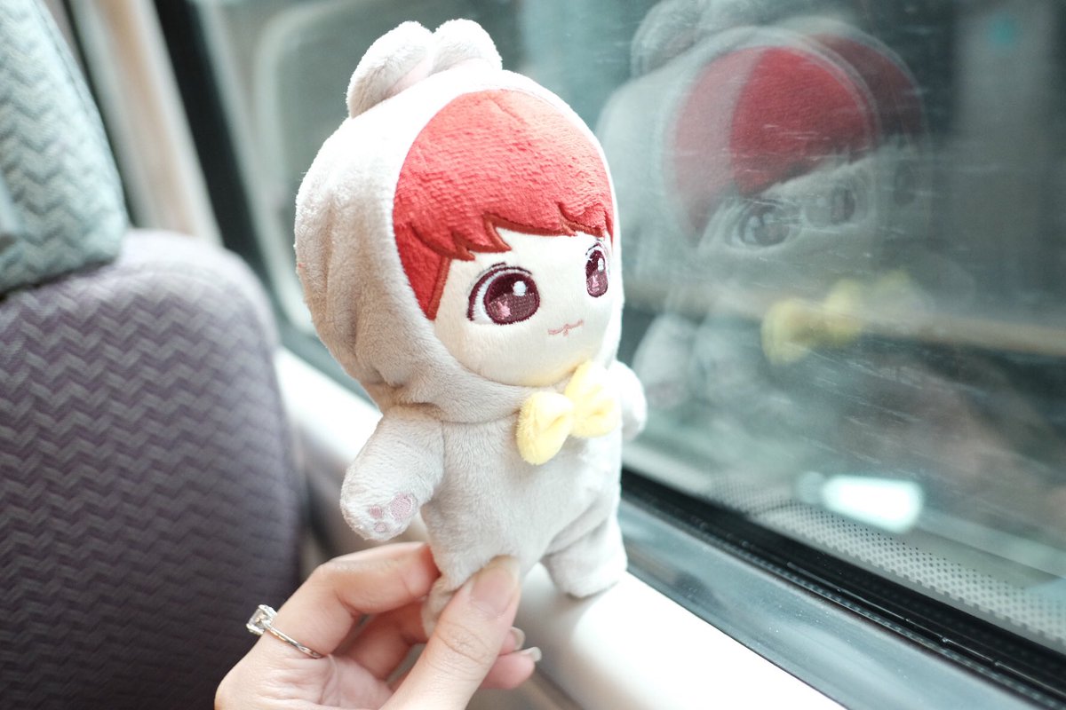 bunkykook's tweet photo. Rabbit boy in Hongkong 🍒🍒🍒 #bunkykook #btsdoll #btsdolls #ตุ๊กตาบังทัน https://t.co/Tu50OXzRIZ