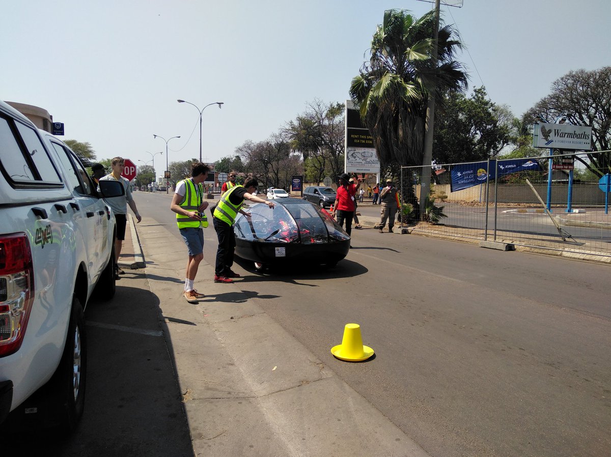 CUT before the brake test
<a href="/tiaorgza/">TIAORGZA</a> 
<a href="/Solar_Challenge/">SasolSolarChallenge</a> 
#SasolSolarChallenge