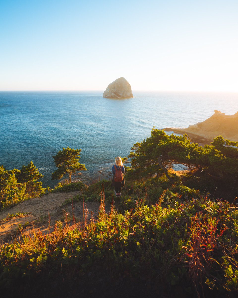 DylanSpitz's tweet photo. Sunset at Cape Kiwanda https://t.co/Xvsd9WgT2K