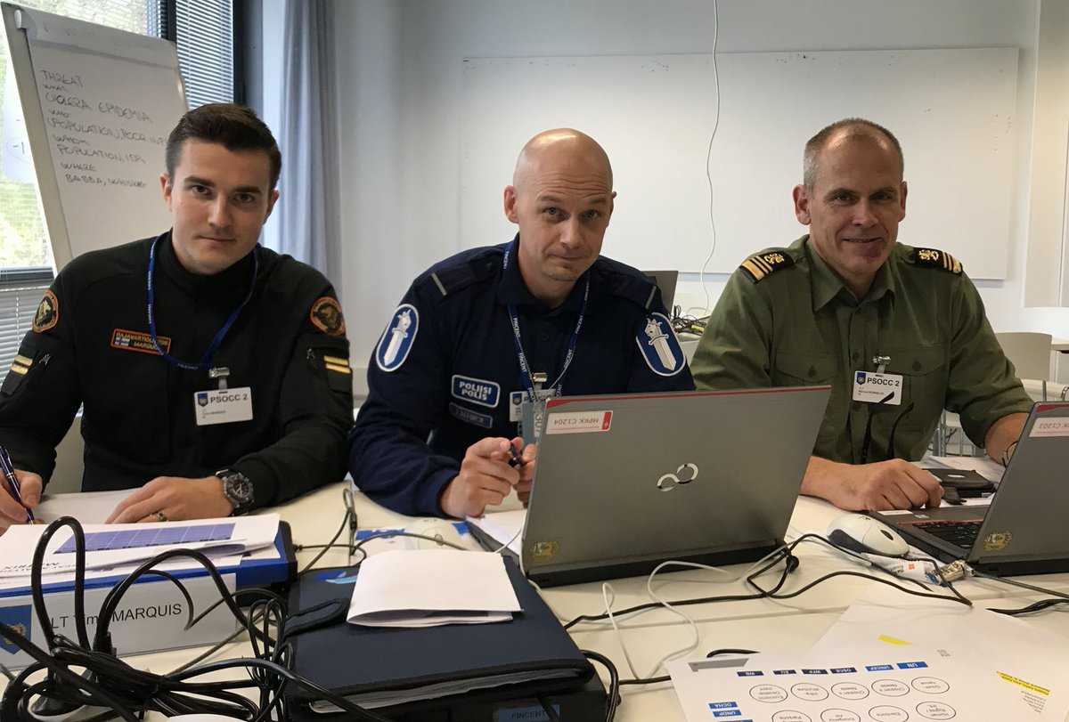 mpkkfi's tweet photo. The objective of currently ongoing 2-week course #PSOCC is to prepare military, police and civilian personnel for coordination, cooperation and liason tasks at a tactical level in Peace Support Operations led by #UN, #EU, #NATO or #AU. The course is conducted by #FINCENT https://t.co/axOMj8jN9Q