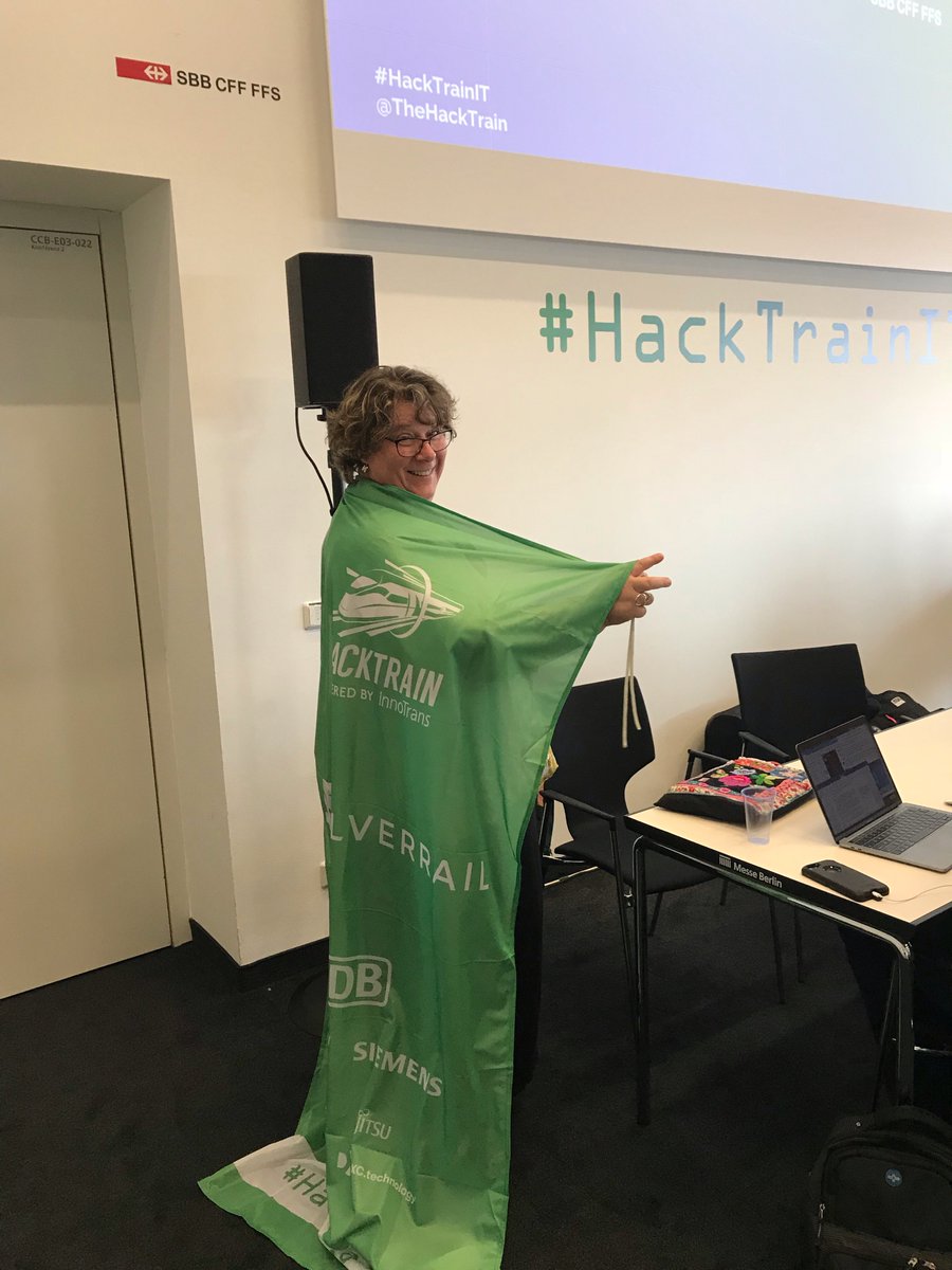 SilverRailTech's tweet image. Need help with our challenge - creating a program that will measure the time taken to complete a journey planner online &amp;amp; capturing user experience at #HackTrain #InnoTrans? look no further than our super-hacker-mentor, Evelin.