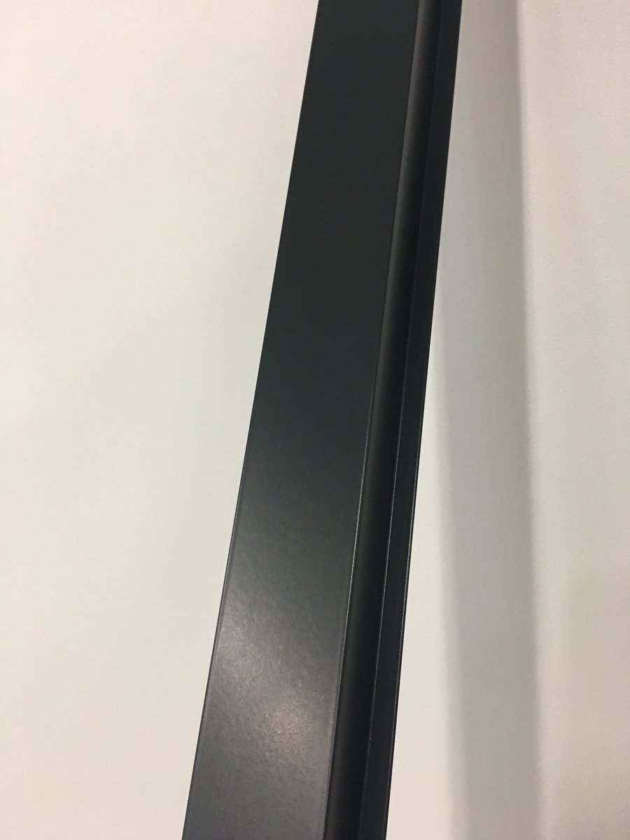 BlindsInGlass's tweet photo. We try to react to customer requirements and demand when and where we can, so because of this Our new RAL Matt finish 7016 perimeter frame came into stock today replacing our old gloss finished profile which was not too popular, you live and learn #integrationbyhitech https://t.co/u87KZL2QYX