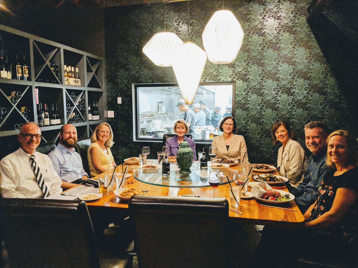 VPhARx's tweet image. VPhA's Executive Committee and VSHP's Leadership team met last night to discuss  future collaborative efforts. We are excited to partner with VSHP and  look forward to joining forces to better pharmacy practice.