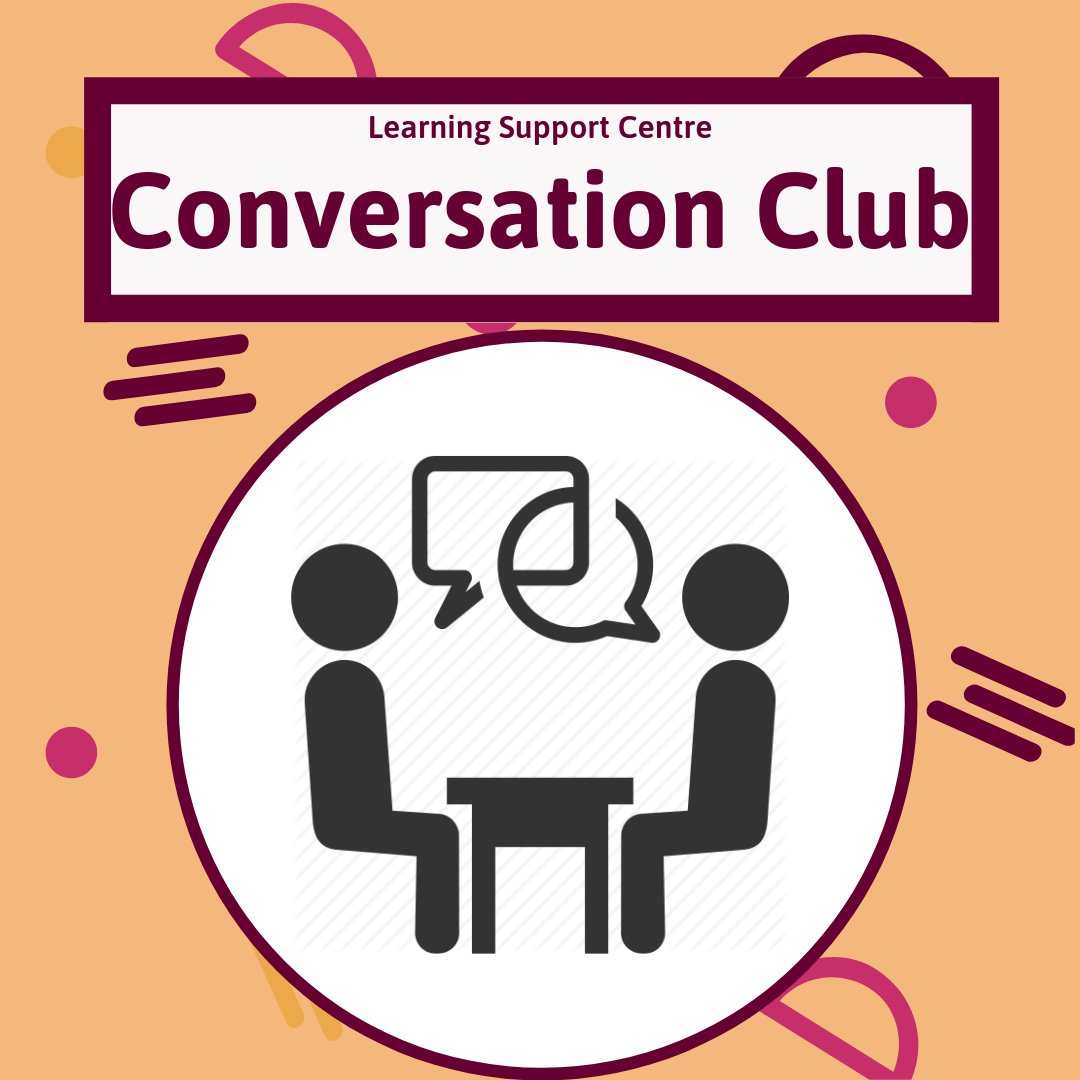 MohawkLSC's tweet photo. Come join us in the Writing Centre (C122) for Conversation Club! A great way to practise your English and socialize! Every Wednesday from 12:00 - 1:00 pm and every Thursday from 2:00 - 3:00 pm. https://t.co/OnsrA1VUZo | #MOSuccessStrategies #MOWritingHelp https://t.co/I5MzqCqlOo