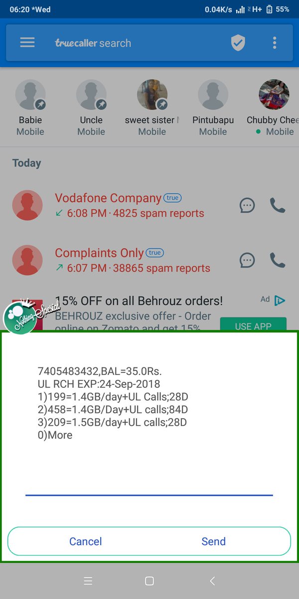jainravi92's tweet photo. My 121 offers doesn't show 398 rs offer....but the msg from vodafone is giving me 398 rs offer. Which one should i consider? Your customer care service didn't give me any answer and was rude to me...plz reply... @VodafoneIN @VodafoneGroup https://t.co/ocixmnaa50