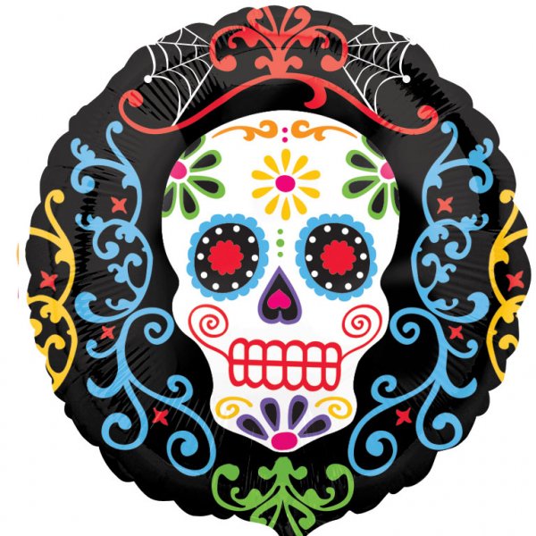 animalballoon's tweet photo. Beautiful Sugar Skull balloons available at (link: https://t.co/blJyI65igA) https://t.co/ccLs1OMeDS https://t.co/TfITesGsK7