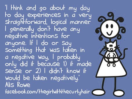 curlyhairedalis's tweet image. I am usually very #stunned if I find out that someone is #upset with me. If they are, I really need them to be very direct and say so and #explicitly say what it is that I did that upset them and what I could have done differently. I generally don't mean any #harm to anyone.