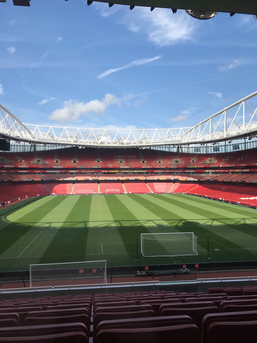Just arrived at the <a href="/Arsenal/">Arsenal</a> Emirates Stadium for a #sustainability session on #sciencebasedtargets #SUSTAINABLESPORT