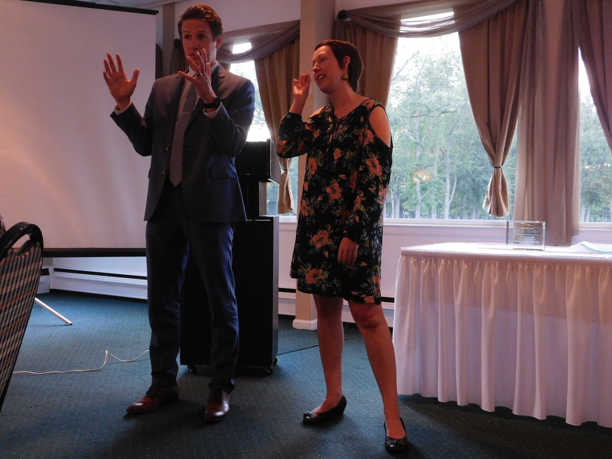 tkoszycki's tweet photo. Thanks to Sam & Lindsey Melden who told the story of learning their 3rd child had a diagnosis of spina bifida at #PartnersforInclusion Banquet
"We felt like we were having a diagnosis not a baby"
"The words quality of life were leveled against my family"
https://t.co/Kn6owBCOyZ https://t.co/6znovH6qwP