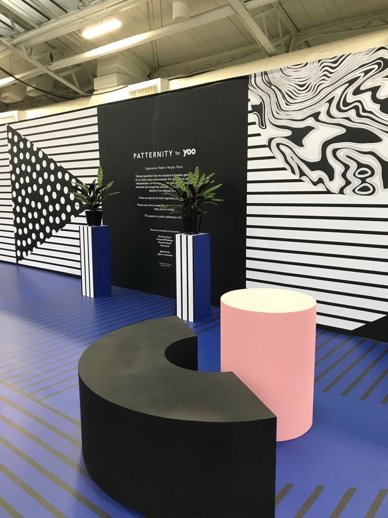 SandfordPR's tweet image. So much colour @designlondon today! 🌈 Loved the @PATTERNITWEET Collab with Yoo and 100% Futures #100Design #patternityxyoo