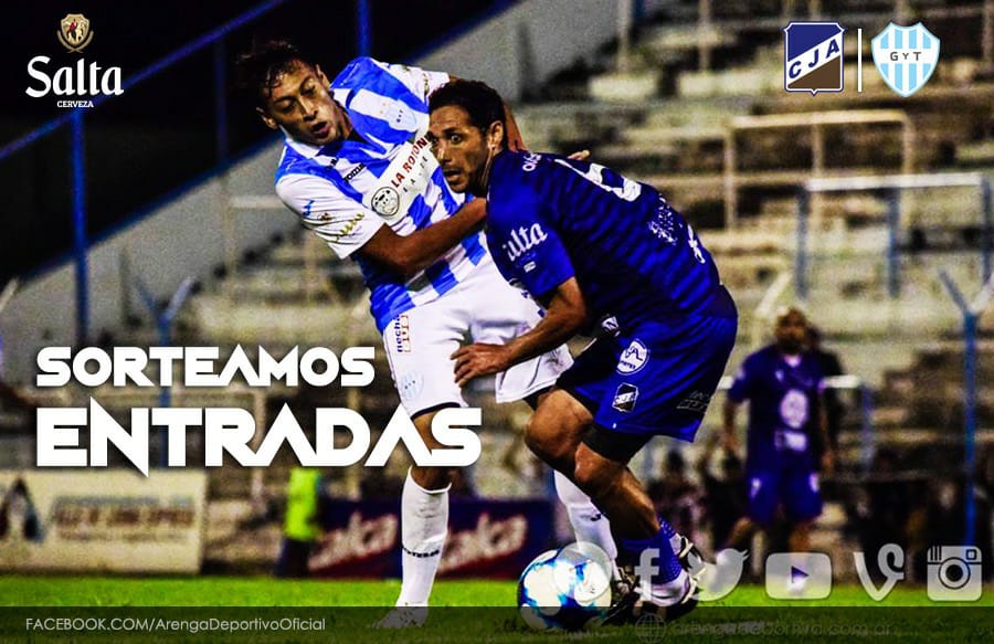 SuarezRelator's tweet photo. ⚠️ Atentos!!! @arengadeportiva, @DEVDeportes y #CervezaSalta, en conjunto, te llevan a ver #JuventudAntoniana - #GimnasiayTiro!

Desde las 14 por @Canal4deSalta y #FMExpress 105.3 sorteamos dos entradas!

📲 3875147637 https://t.co/jivtdtT2iT