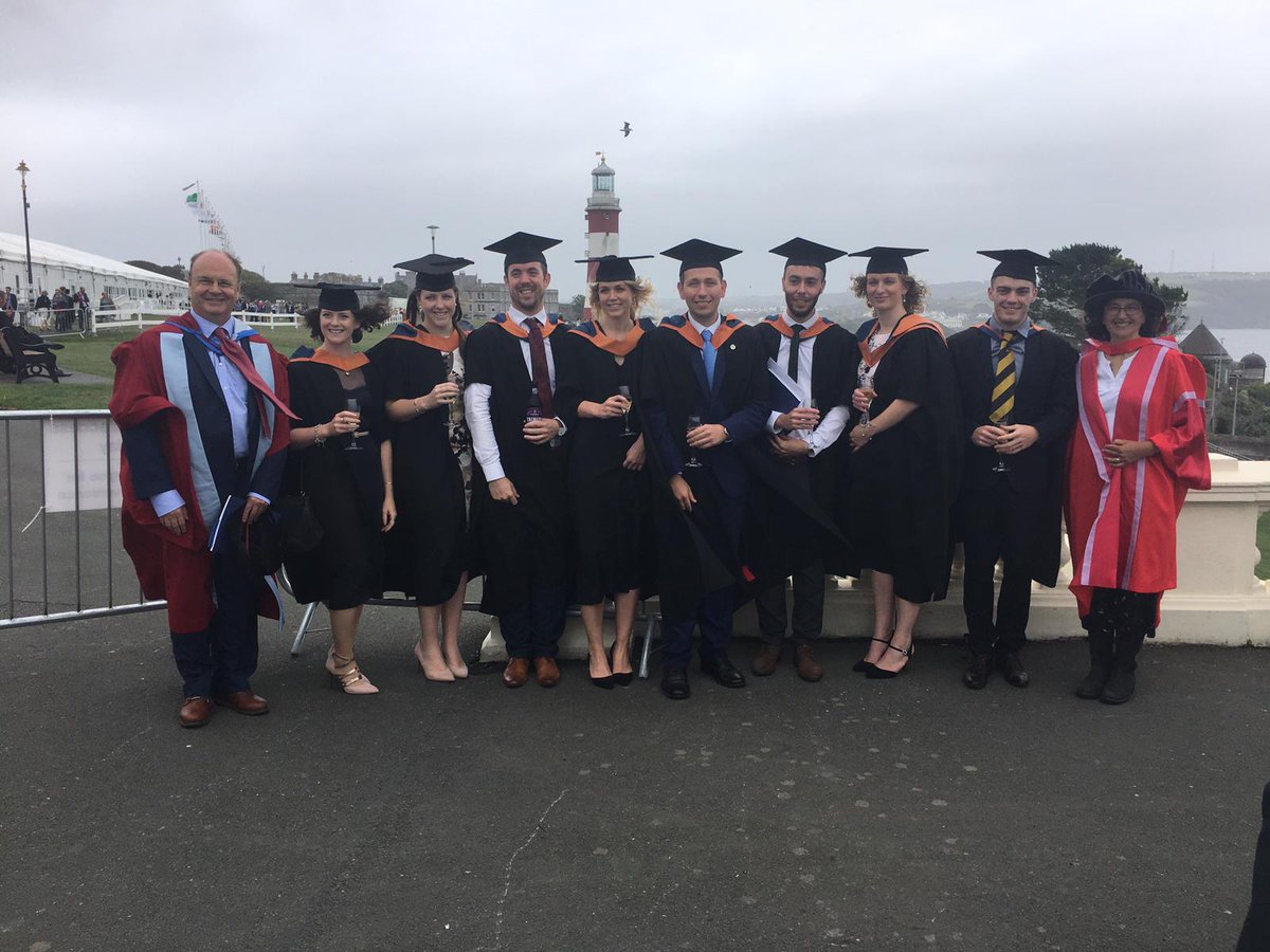 CONGRATULATIONS to new planning graduates from #plymouthuniversity fantastic to be on the Hoe with you to share your special day
