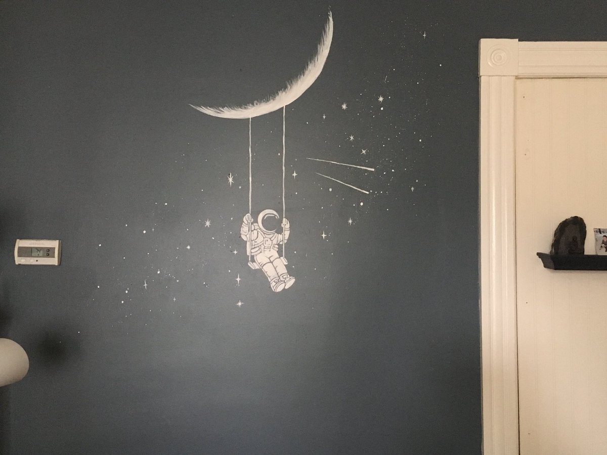 MindfulMaia's tweet photo. First Mini Mural Before &amp; after https://t.co/3cidxNDvsw