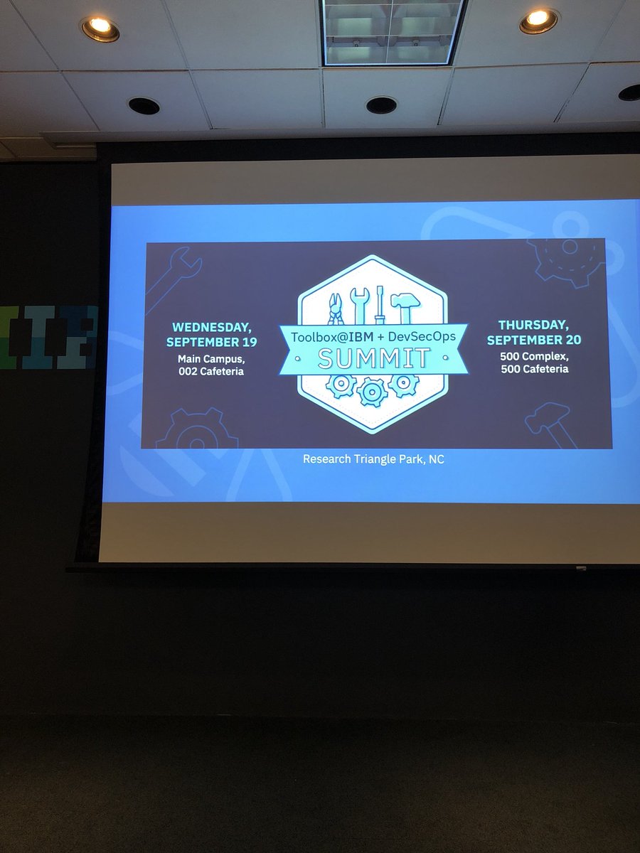 sltrunzo's tweet image. Ready to kick off @BigBlueRTP #IBMRTPSummit with Toolbox@IBM talking about the Cultural Heart of IT Transformation! @IBMcloud #ibmcloudgarage