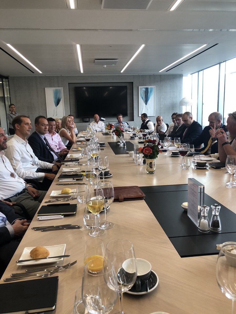 Economic insights over lunch today at our Elite meeting.  Hosted by Investec at their very impressive new headquarters <a href="/Elite_Leaders/">Elite Leaders</a>  <a href="/Investec/">Investec</a>