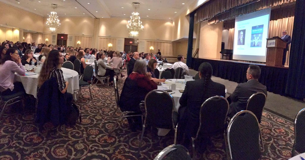 Ont_Ombudsman's tweet photo. Ombudsman Paul Dubé providing an update on several of his investigative reports at today’s Forensic Dual Diagnosis Specialty Service Conference, hosted by @CAMHnews. #fddss2018 https://t.co/1nYIY3Txez