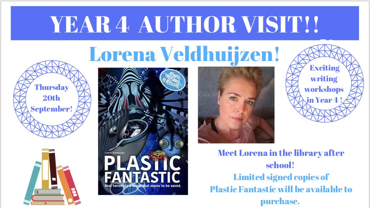 Year 4 Horizon School (@horizon_year4) on Twitter photo Only one more sleep! #HorizonYear4 can’t wait to meet <a href="/LorenaVeldhuijz/">Lorena Veldhuijzen</a> tomorrow.
We get to celebrate her book launch AND have a writing workshop with her. ⭐️✏️
#PowerfulLearners
#HorizonEnglish Only one more sleep! #HorizonYear4 can’t wait to meet <a href="/LorenaVeldhuijz/">Lorena Veldhuijzen</a> tomorrow.
We get to celebrate her book launch AND have a writing workshop with her. ⭐️✏️
#PowerfulLearners
#HorizonEnglish