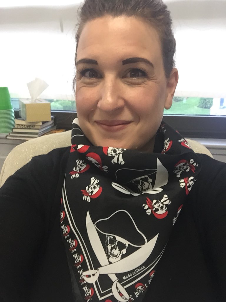mrscscoolclass's tweet photo. Argh it be talk like a Pirate Day!! My students are a little baffled but I’m sure they will be joining me in No time!!!#TLAP #LearnLAP https://t.co/3w4QfGcuSg