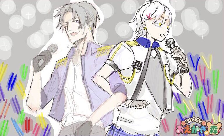 久々の絵チャ楽しかった〜〜!
またやりたいな🖋

1/お互いの推し
2/アイドルパロ(ダサさが売り)
3/戦場
4/描いたことない子 