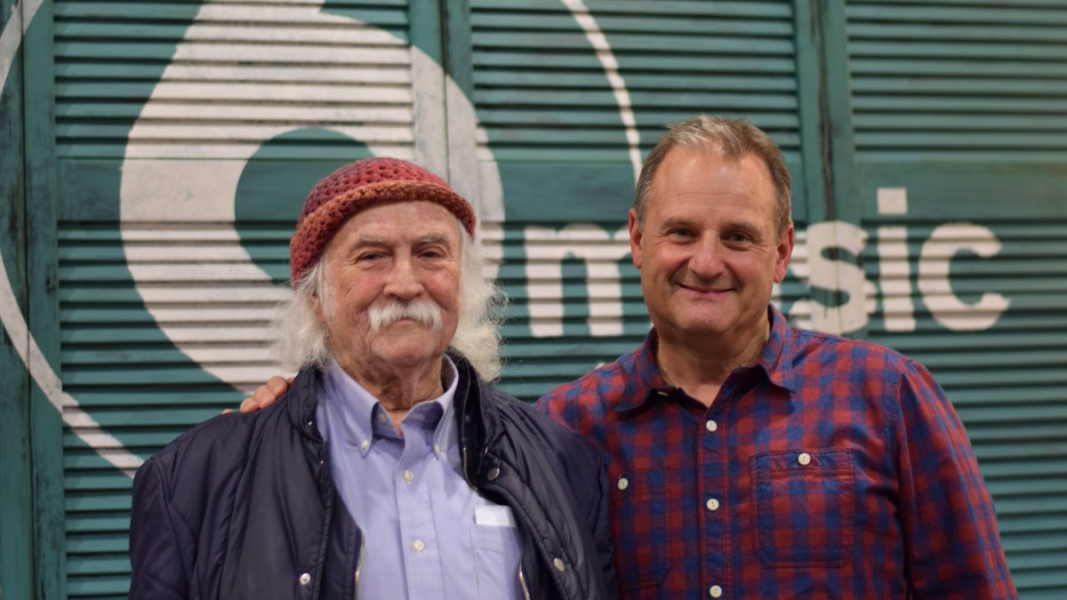 BBCRadMac's tweet photo. Now much longer to wait, @thedavidcrosby coming up after the 2.30 news on @bbc6music... https://t.co/L3k5UHiy2J