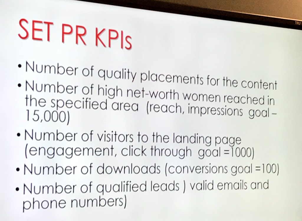 JanEssick's tweet image. What are you measuring?  Need your #KPI  @sallyfalkow sharing #digitalmeasurement @PRSATampaBay #PRSATB