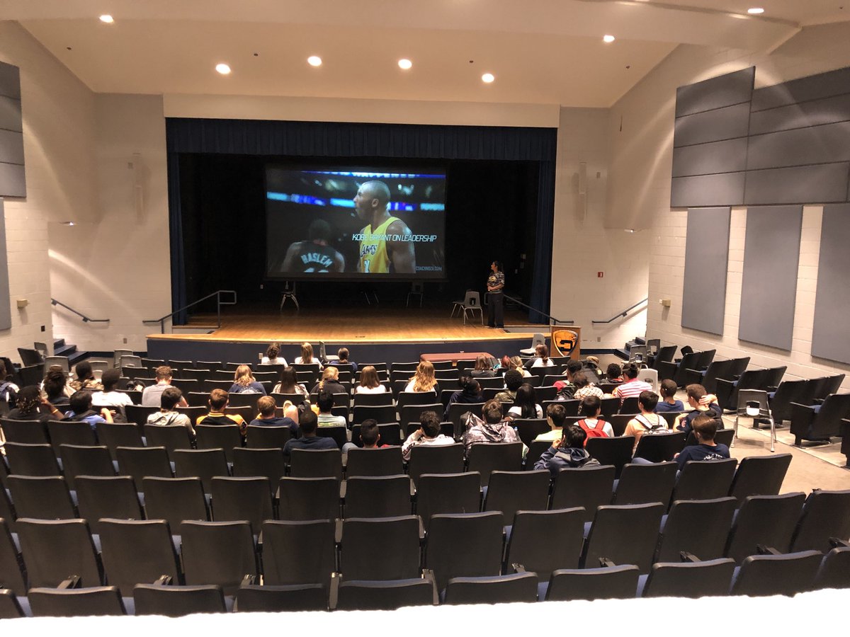 JeffDavisWBB's tweet photo. Coach Gonzales, head girls Soccer coach speaking today during our  BuzzBlock session! This week’s topic is #leadership #jdcspride https://t.co/kOxmZ0go3B