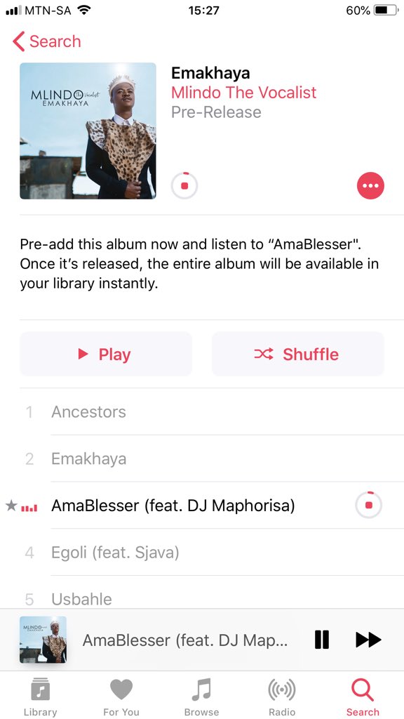 Official_Canvus's tweet photo. @MlindoRSA I will wait until Friday bro. Your music is just...🌪🌪🌪 #Emakhaya #mlindothevocalist https://t.co/9AM9moW2ww