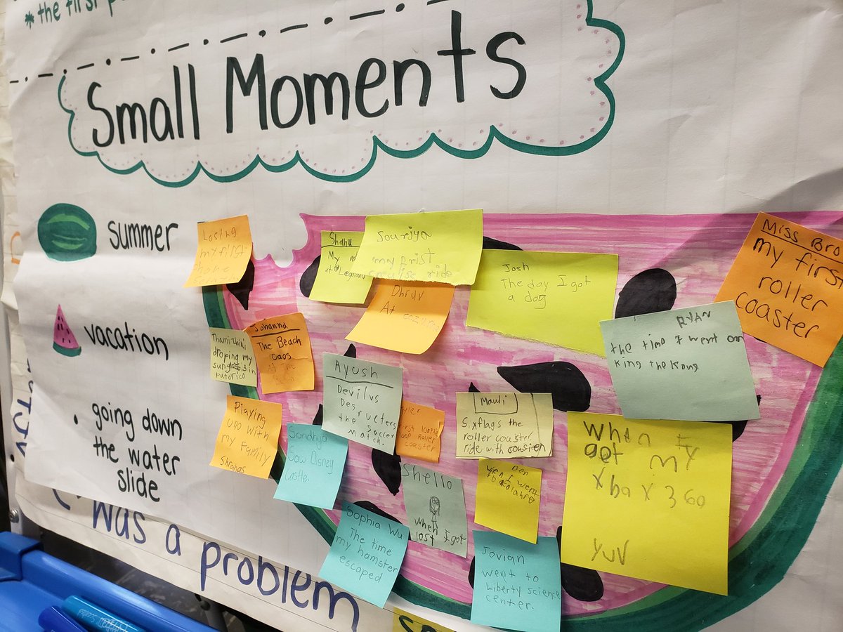 nkbrown3's tweet photo. Generating and focusing our Personal Narrative topics in writing this week ✏ #lncproud #myhardworkers https://t.co/KvuTw3JpQG