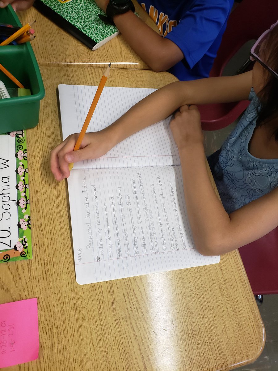 nkbrown3's tweet photo. Generating and focusing our Personal Narrative topics in writing this week ✏ #lncproud #myhardworkers https://t.co/KvuTw3JpQG