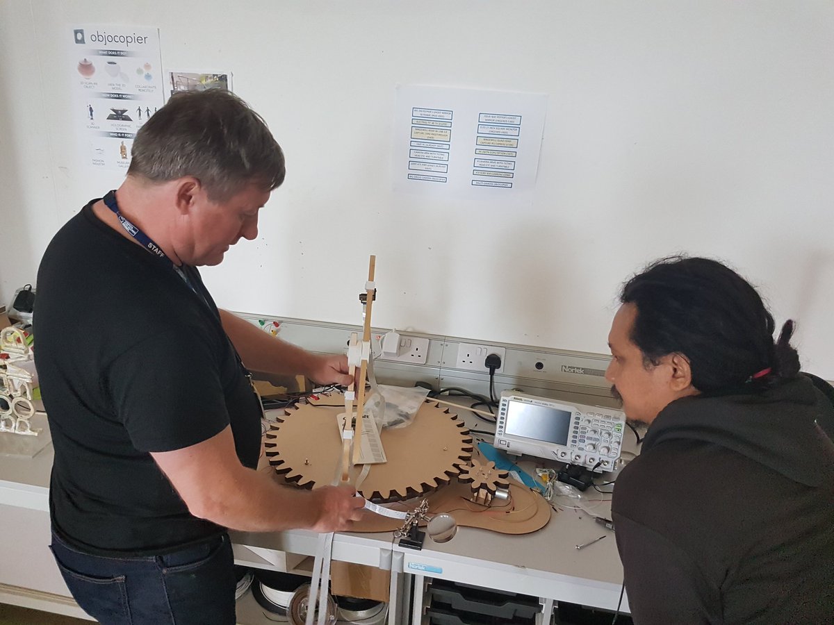 dr_mark_wright's tweet photo. Helmi Hardian from WAFTLAB Surabaya Indonesia visits @FaceLabLJMU @LJMUFabLab  and Fashion at @LJMUarts @idBritishArts #FACTLAB @FACT_Liverpool https://t.co/A9FfEmffhg