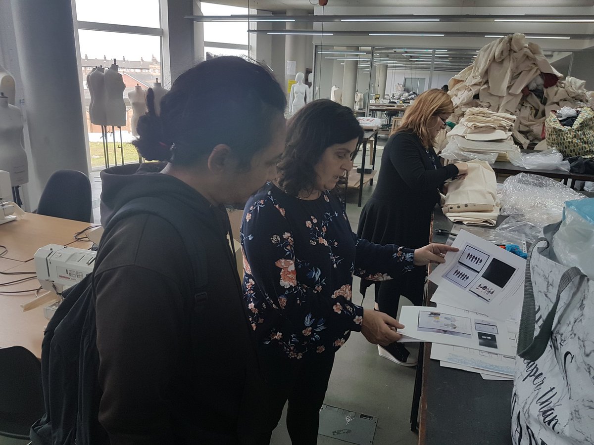 dr_mark_wright's tweet photo. Helmi Hardian from WAFTLAB Surabaya Indonesia visits @FaceLabLJMU @LJMUFabLab  and Fashion at @LJMUarts @idBritishArts #FACTLAB @FACT_Liverpool https://t.co/A9FfEmffhg