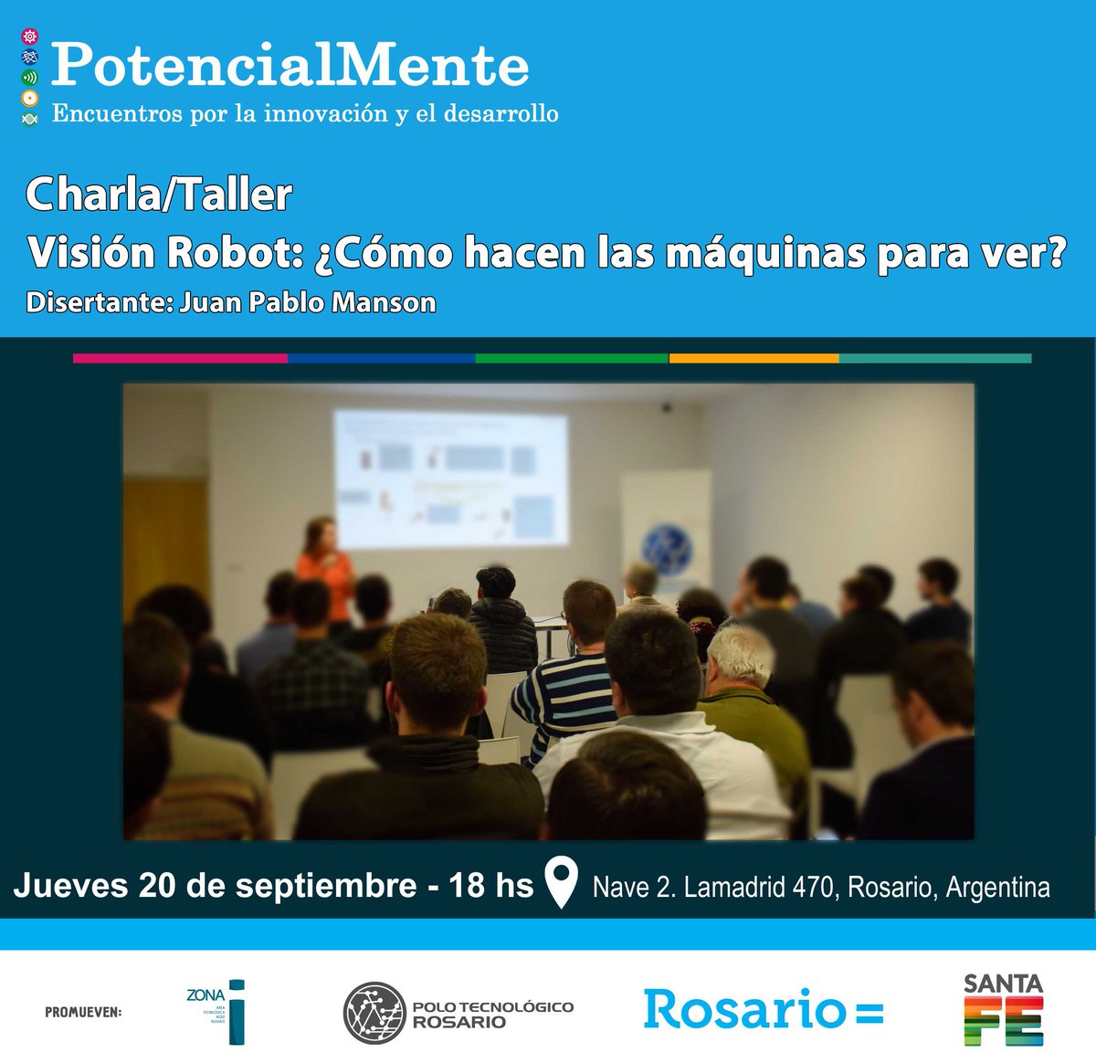 15dejunioUTN's tweet image. #Mañana #VisionROBOT 🤖
#Taller abierto y gratuito!

INSCRIBITE: goo.gl/FV8xwn