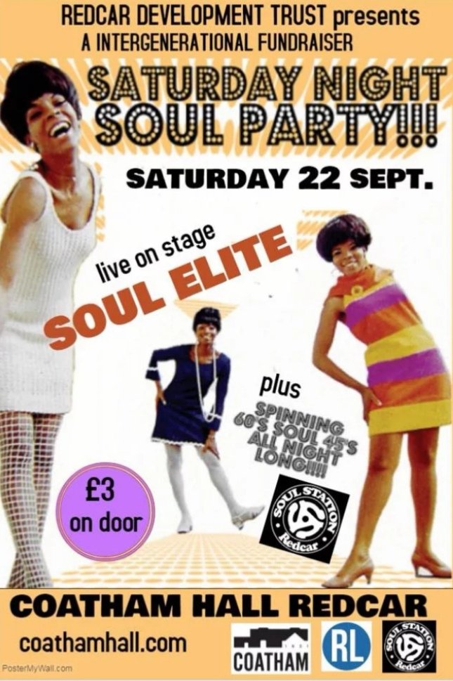 Great gig this Saturday <a href="/coathamhall/">coathamhall</a>#redcar
