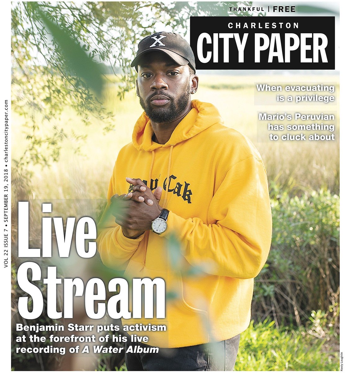 Benjamin Starr's A Water Album is uniquely Charleston: it will be recorded live in front of an audience, not in a studio, and involves more than a dozen local artists. chscp.co/2xmIVb0