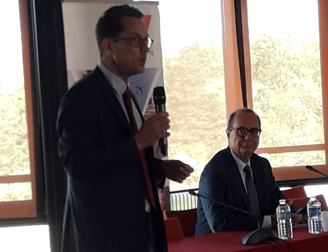 SecuritySValley's tweet photo. #valdoise / #iledefrance /#ParisRegion / #Ceevo95 : Apéritif Contact du CEEVO ce midi sur le thème “PME-PMI : Comment pérenniser les courants d'affaires export par une implantation à l'étranger ?" animé par Jean-Manuel Tailfer, Responsable Grands Comptes de #PRAMEX INTERNATIONAL https://t.co/vLO2Ki59RA